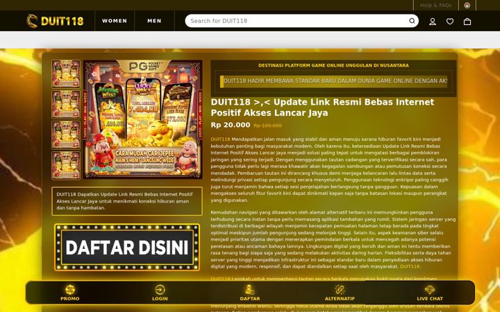 Screenshot of duit118.org