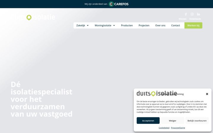 Screenshot di duitsisolatie.nl