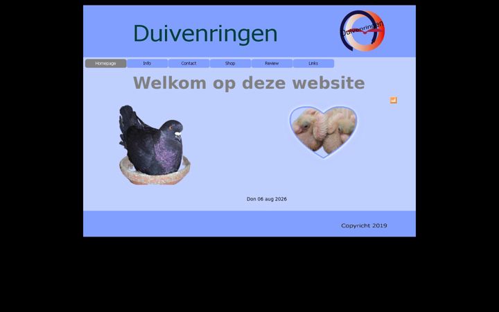 Screenshot di duivenring.nl