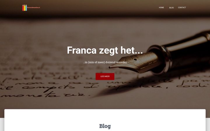 Screenshot di duizendwoorden.nl