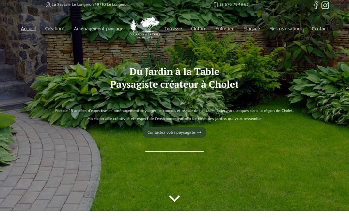 Screenshot of dujardinalatable49.fr