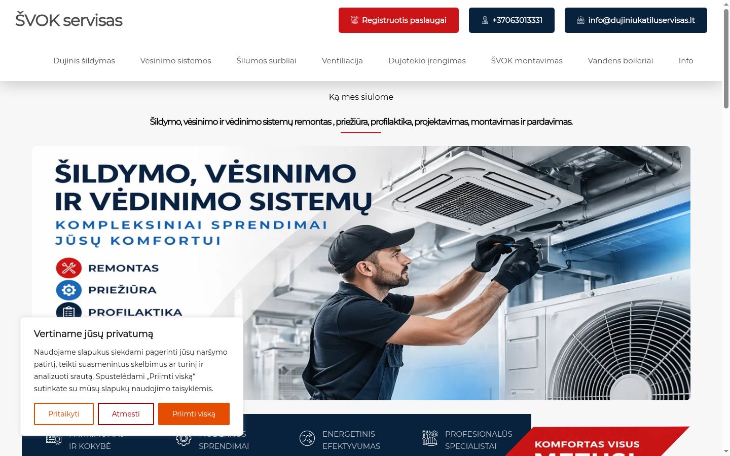 Snímek obrazovky baneru souhlasu zobrazeného před jakoukoli interakcí