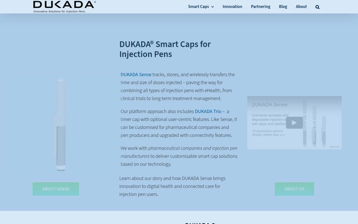 Screenshot of dukada.de