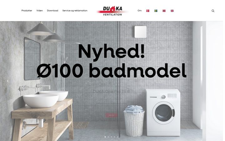 Skjámynd af dukaventilation.dk
