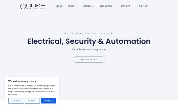 Capture d'écran de duke.com.au
