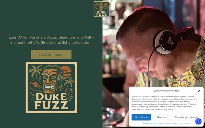 Screenshot of dukefuzz.com