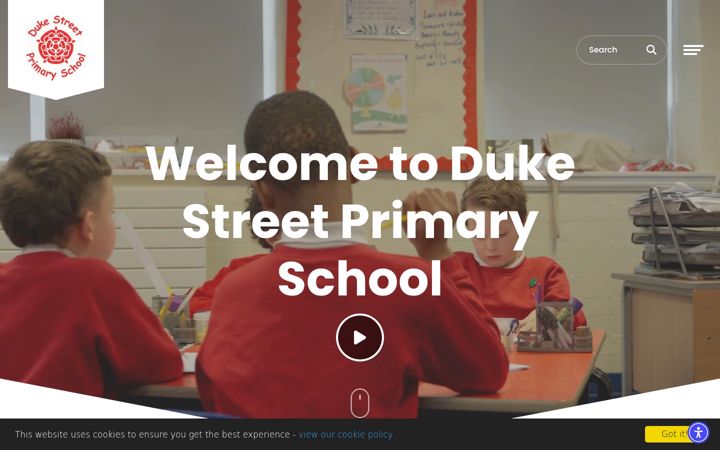 Screenshot van dukestreet-pri.lancs.sch.uk