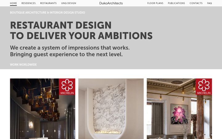 Screenshot of dukoarchitects.com