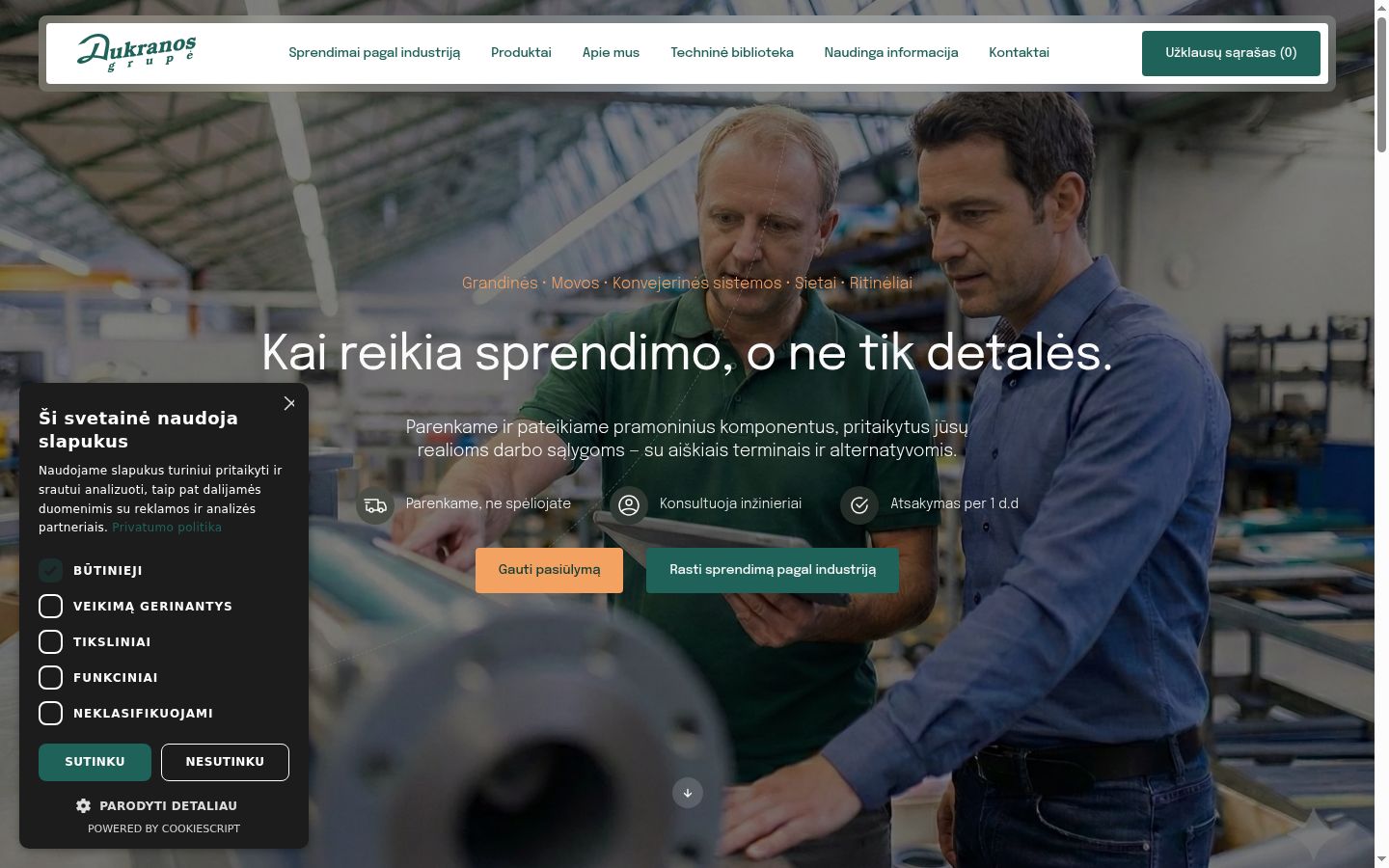 Snímek obrazovky baneru souhlasu zobrazeného před jakoukoli interakcí