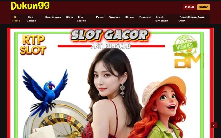 Capture d'écran de dukun99slot.com