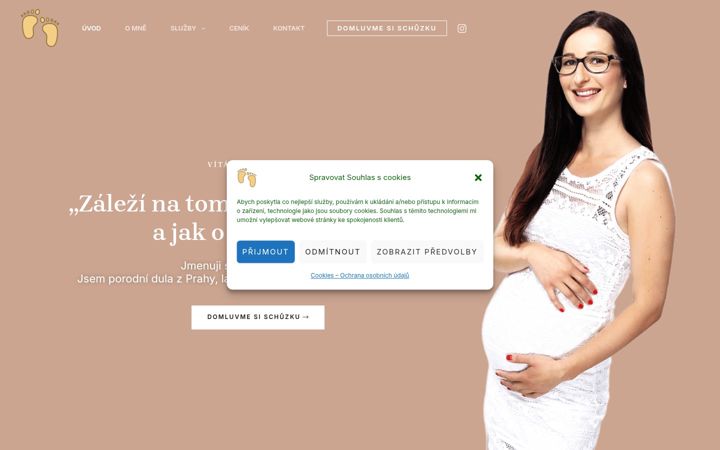 Skærmbillede af dulapraha.cz