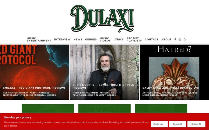 Screenshot of dulaxi.com