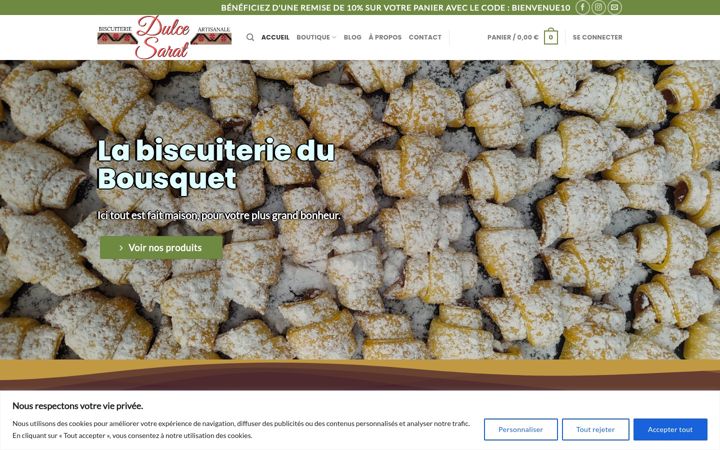 Ekrānuzņēmums no dulce-sarat.fr