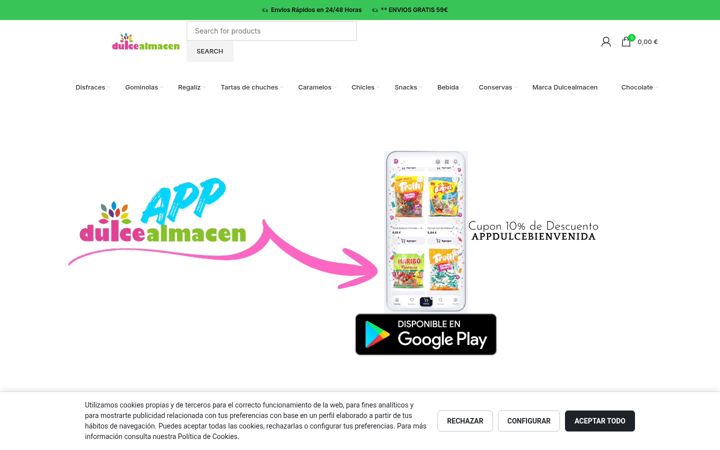 Screenshot of dulcealmacen.com