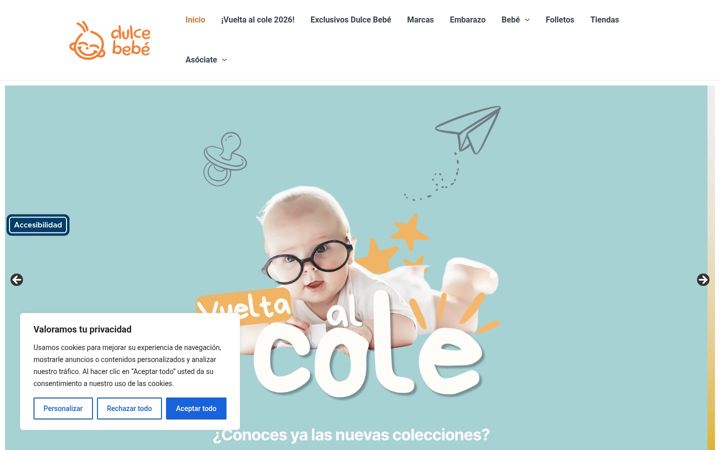 Screenshot of dulcebebe.com