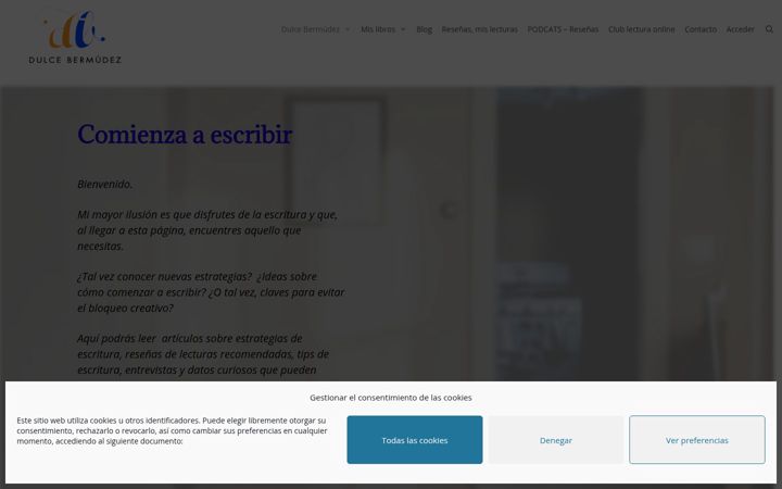 Skjámynd af dulcebermudez.es