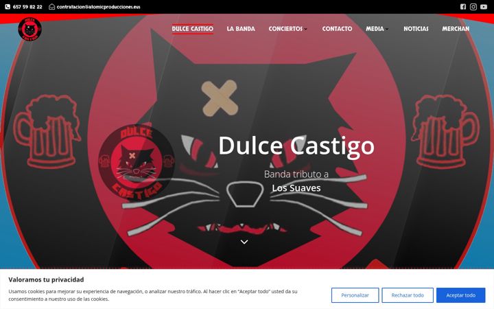 Screenshot of dulcecastigo.com