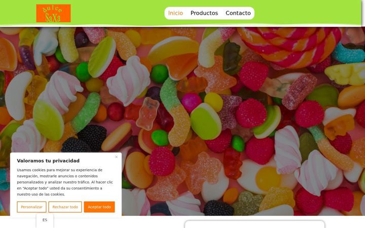 Screenshot of dulcesaxa.com