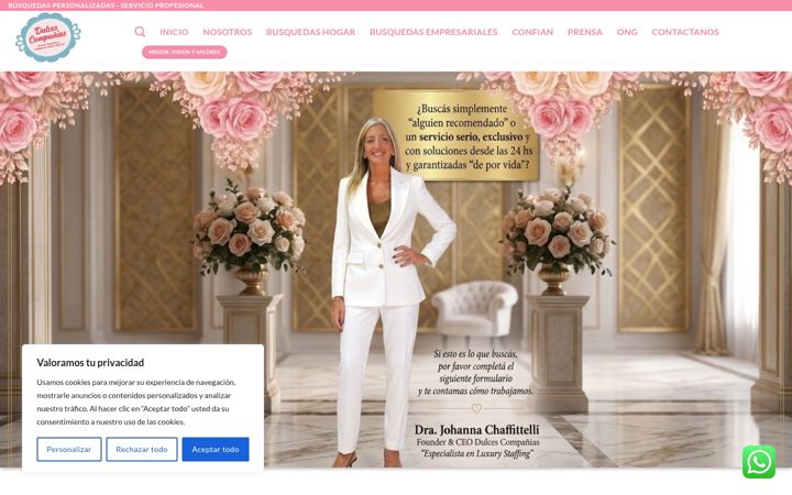 Screenshot of dulcescompanias.com