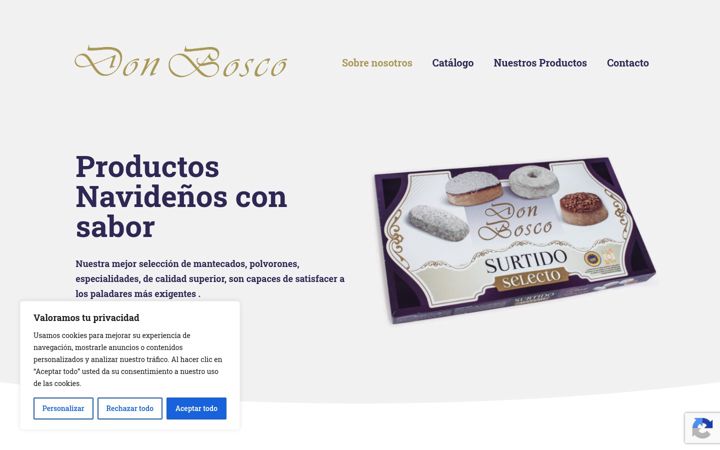 Screenshot of dulcesdonbosco.com