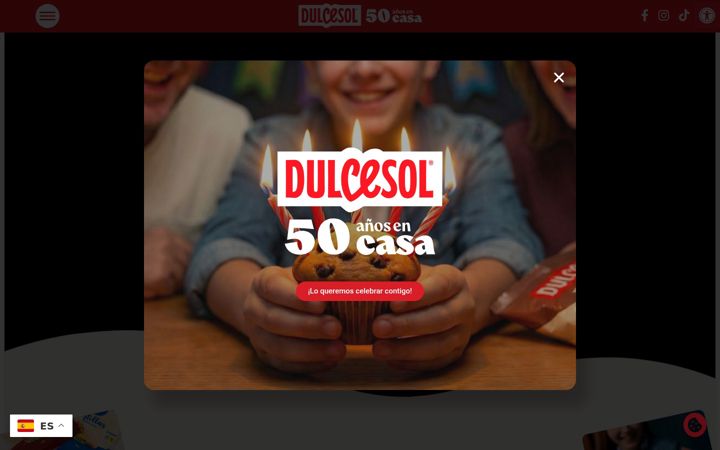 Screenshot of dulcesol.com