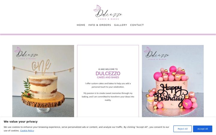 Screenshot van dulcezzo.co.uk
