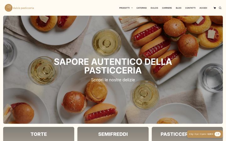 Screenshot di dulcispasticceria.it