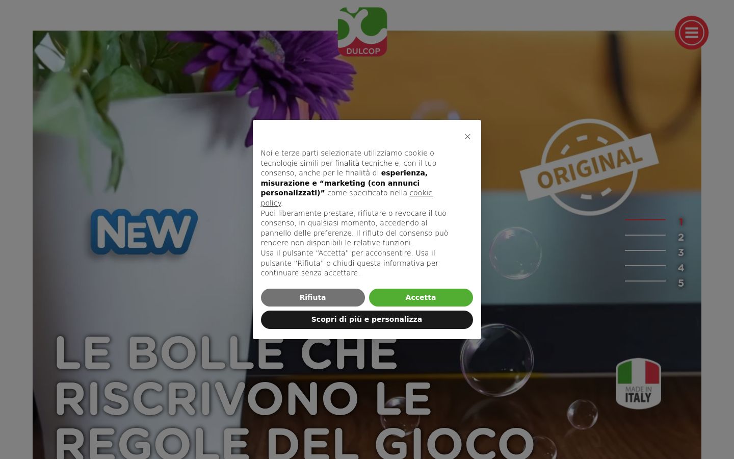 Capture d'écran de la bannière de consentement affichée avant toute interaction