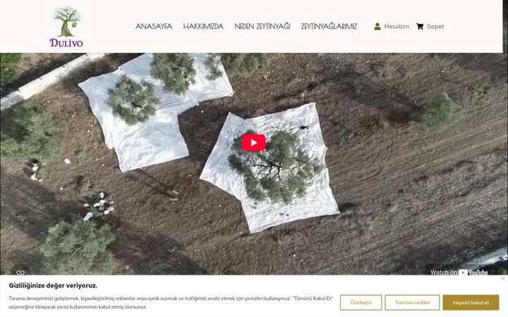 Екранна снимка на dulivo.com.tr