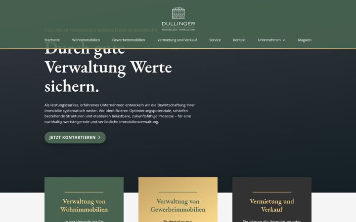Screenshot of dullinger-hausverwaltung.de