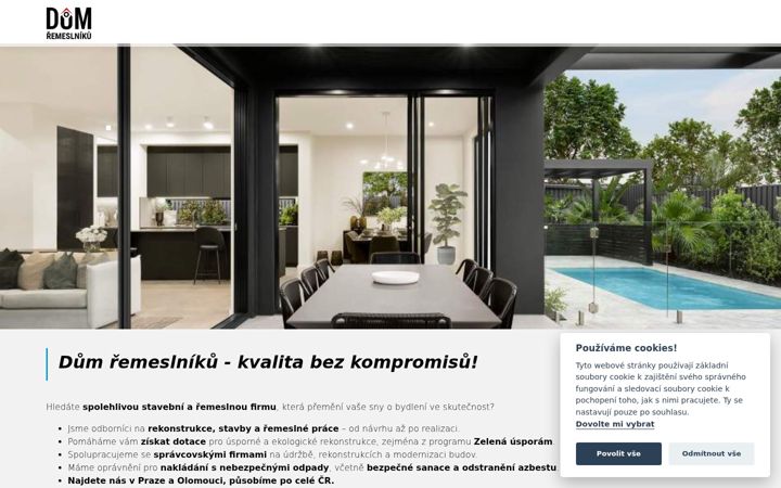 Skærmbillede af dum-remeslniku.cz