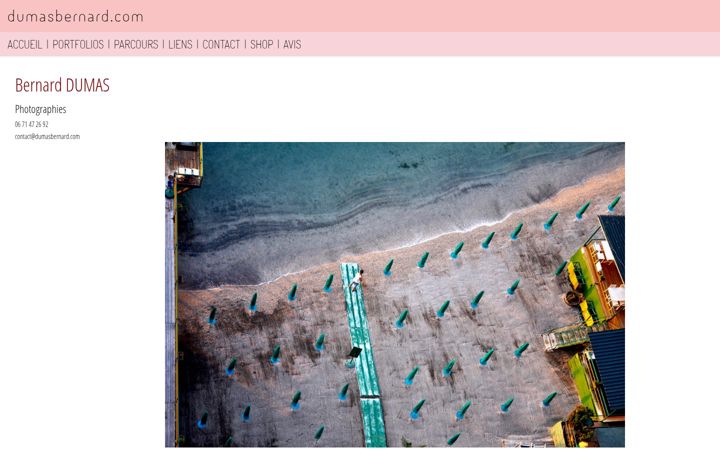 Screenshot of dumasbernard.com
