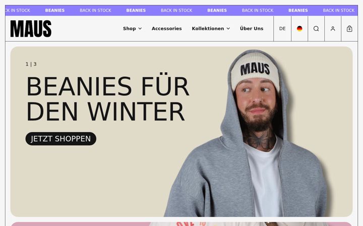 Screenshot of dumaus.de