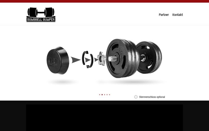 Screenshot of dumbbellbumper.com
