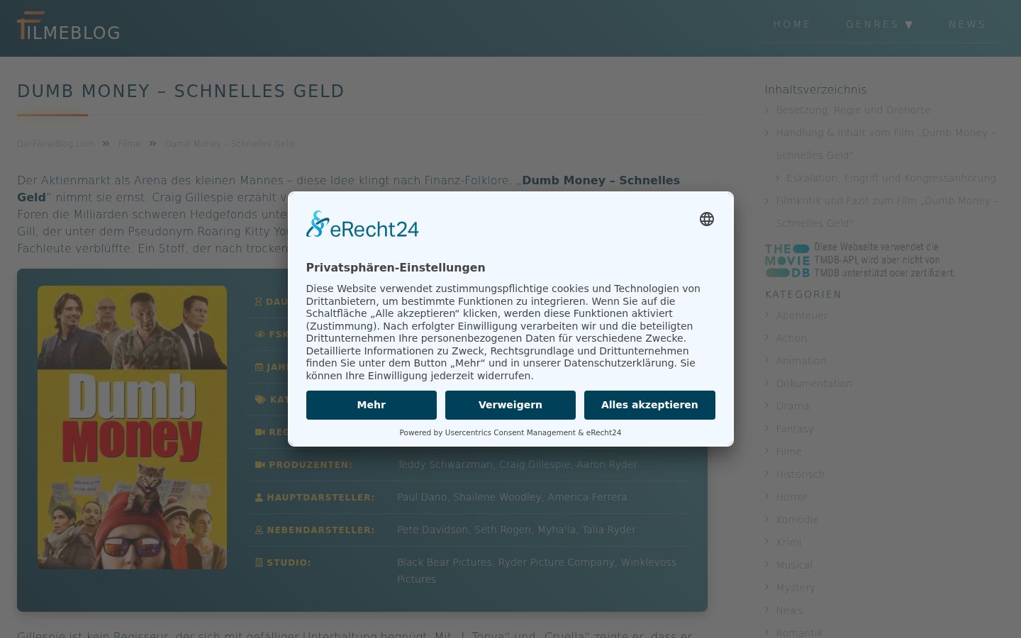Capture d'écran de la bannière de consentement affichée avant toute interaction