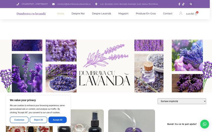 Képernyőkép: dumbravaculavanda.ro