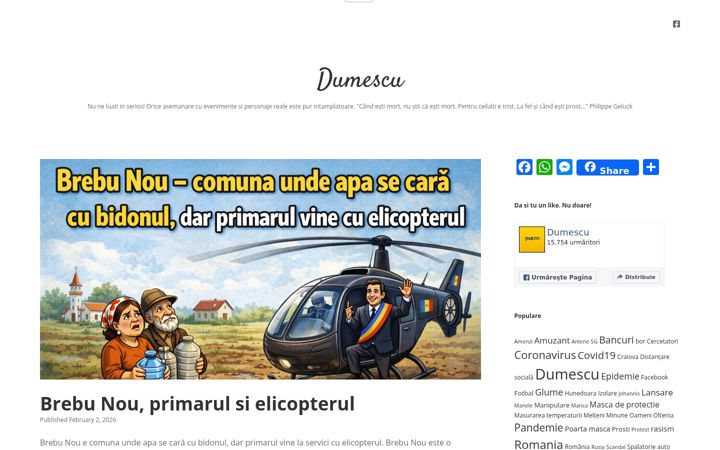 Screenshot of dumescu.ro