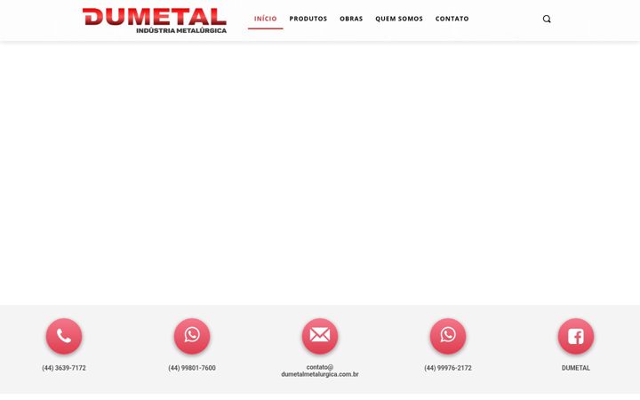 Skärmbild av dumetalmetalurgica.com.br