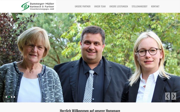 Screenshot di dummeyer-mueller-harimech.de
