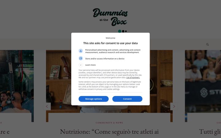 Screenshot of dummiesatthebox.com