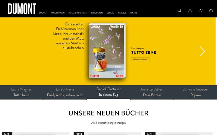 Screenshot di dumont-buchverlag.de