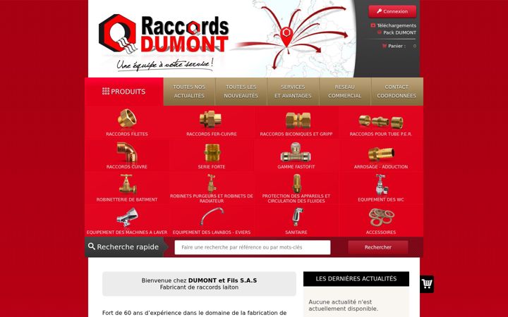 Screenshot of dumont.fr