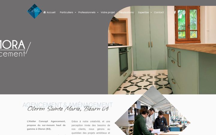 Screenshot of dumora-agencement.fr