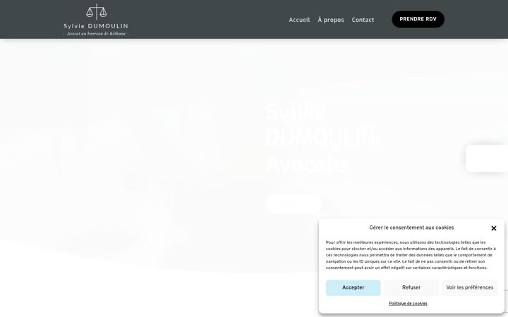 Screenshot of dumoulinsylvie.fr
