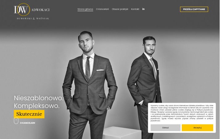 Posnetek zaslona dumowski-wozniak.pl