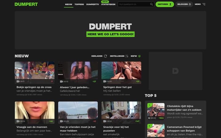 Képernyőkép: dumpert.nl