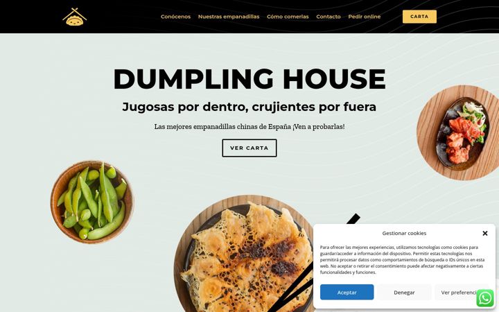 Ekrano kopija dumplinghouse.es