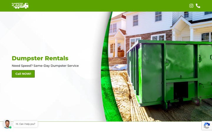 Screenshot of dumpster4junk.com