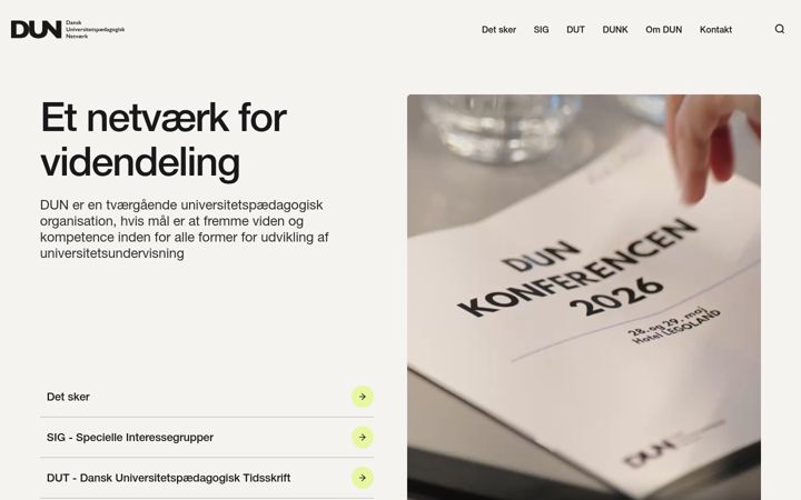 Screenshot of dun-net.dk