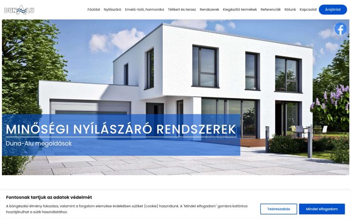 Képernyőkép: dunaalu.hu